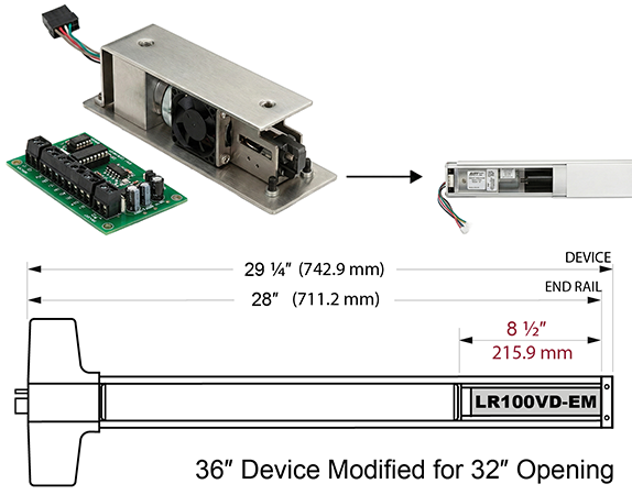 Dual Latch Retraction / Dogging Kit